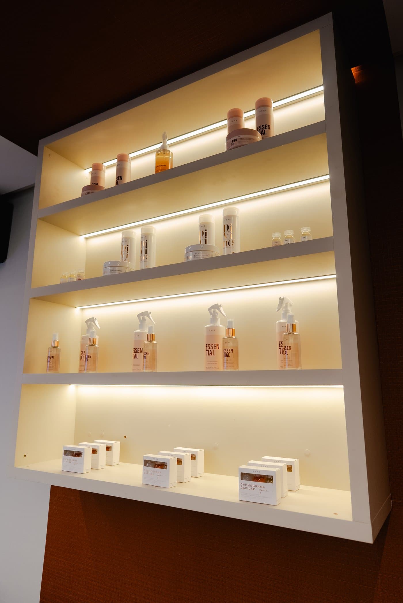 Produtos na recepção